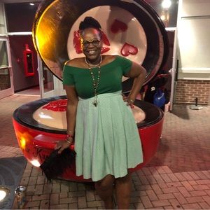 ModCloth vintage off the shoulder fun dress. Only worn once.